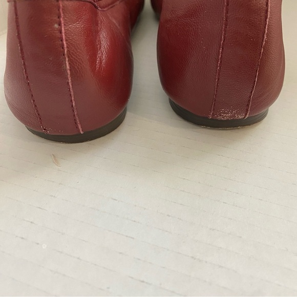 Roberto Vianni classy New York City style Red Flats size 9 - Picture 9 of 14